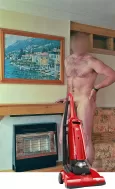 Naked Male Cleaner